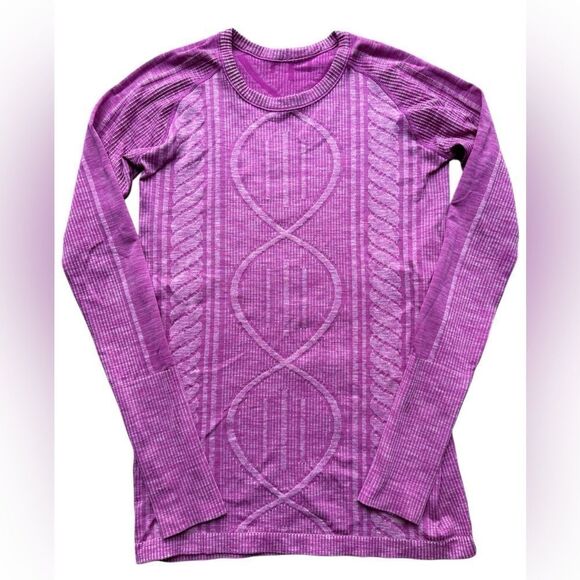 Lululemon Rest Less Pullover Heathered Ultra Violet Size 10 - Picture 5 of 9